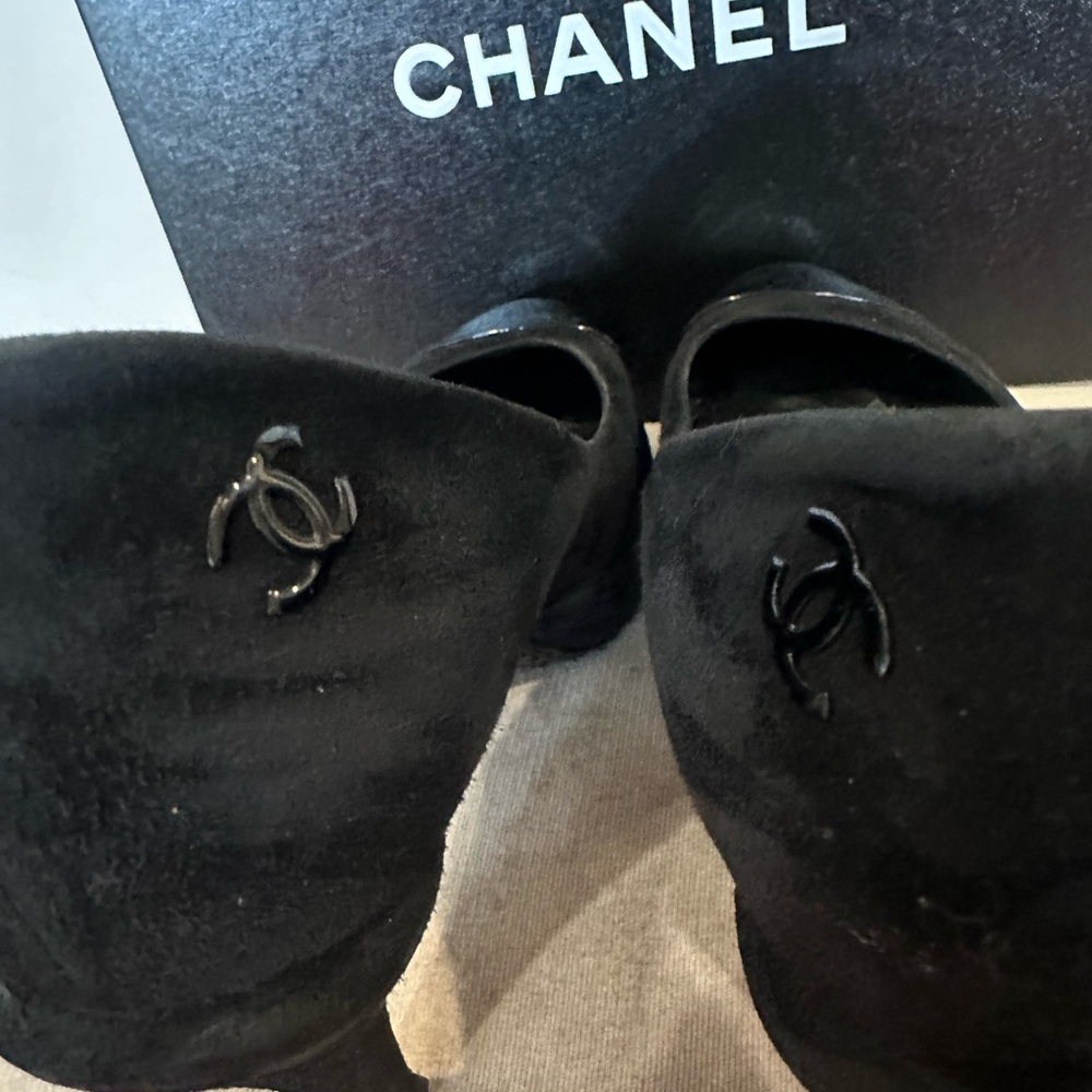 CHANEL heels Black Leather - Picture 8 of 12